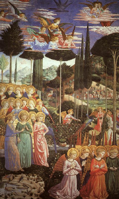 Angels Worshipping   22, Benozzo Gozzoli